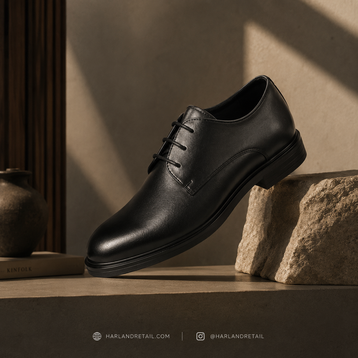 Harland Regent Derby Shoes – Leather